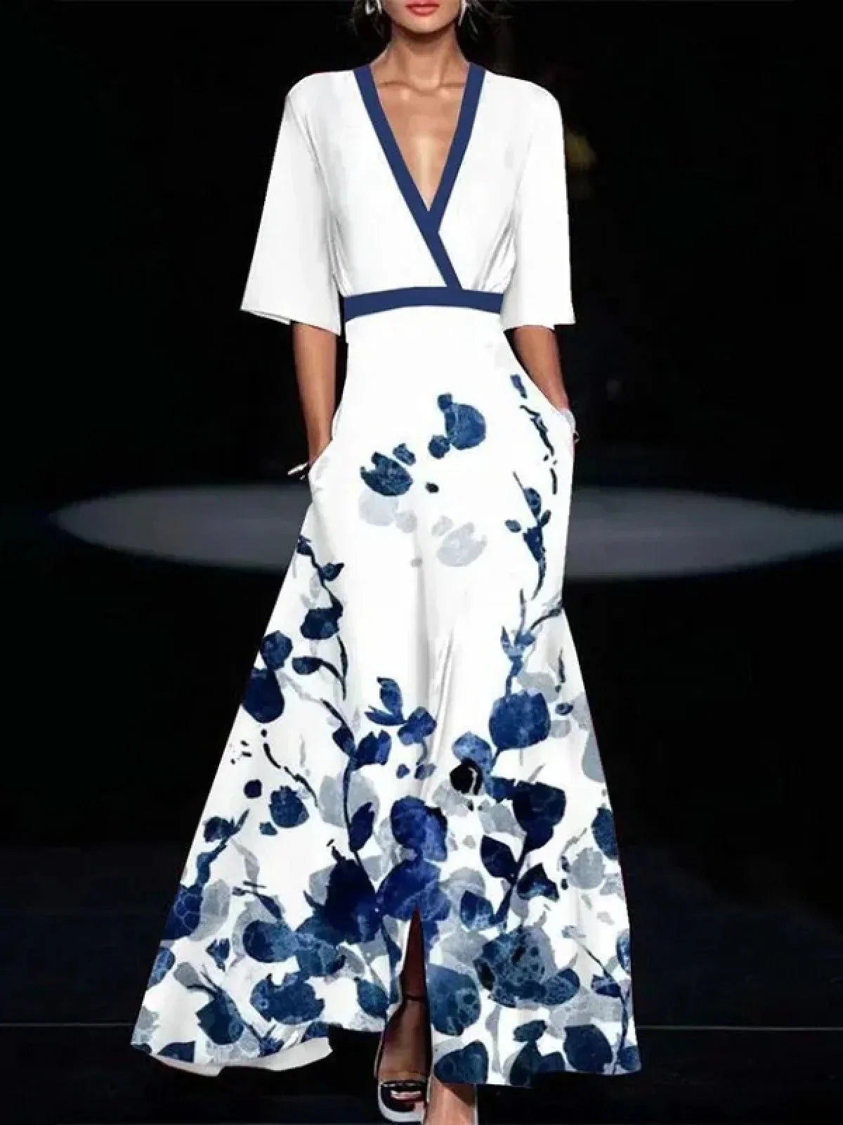 Noémie | Chic loungejurkje met korte mouwen