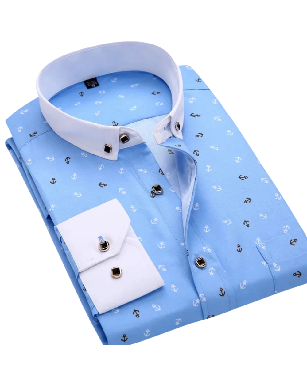 Lucien | Overhemd met nautische print en relaxte elegantie