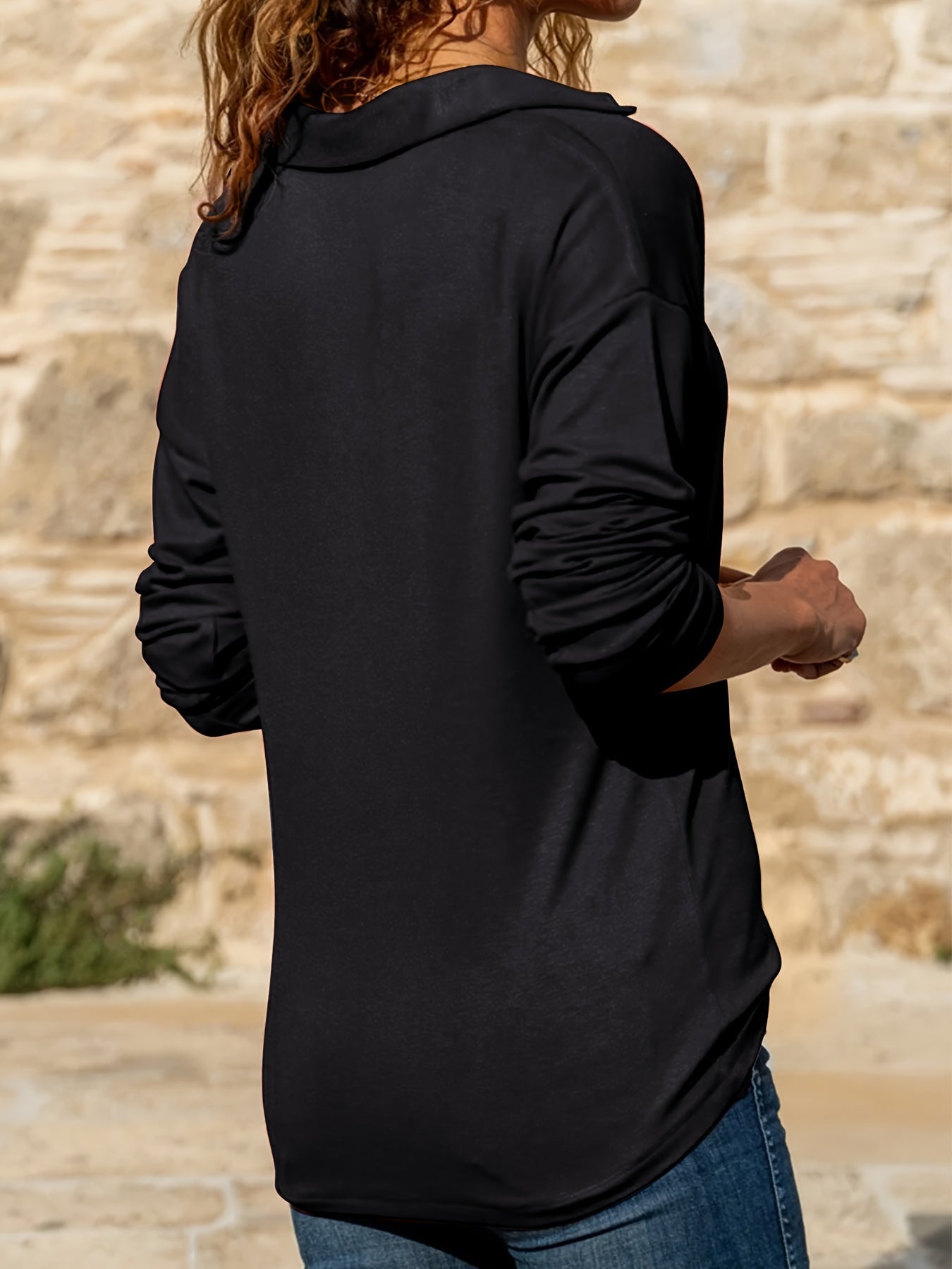 Sofie | Comfortabele halfzip trui met kraag