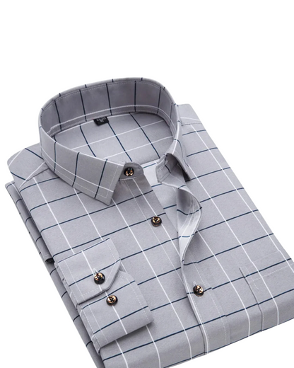 Lucien | Overhemd met nautische print en relaxte elegantie