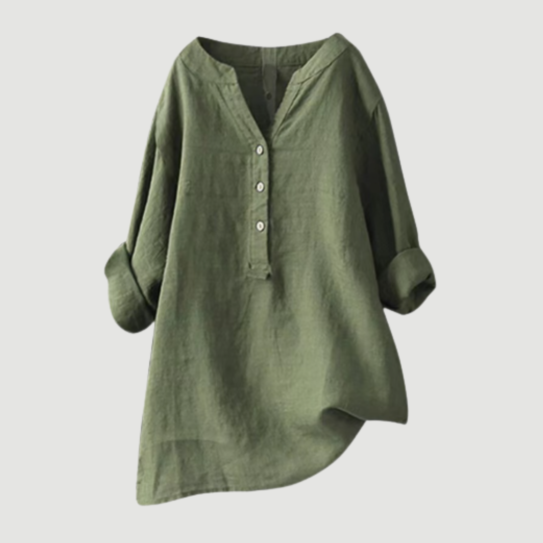 Isabelle | Luchtige linnen blouse