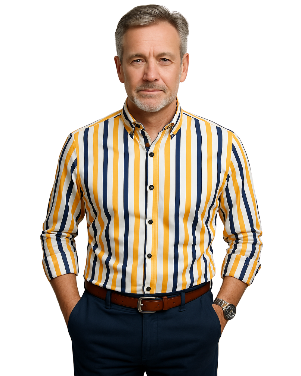 Thomas | Gestreept overhemd met relaxte elegantie