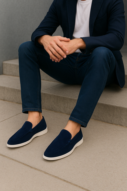 Noah | Verfijnde suède loafer met tijdloze stijl
