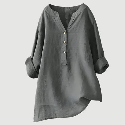 Isabelle | Luchtige linnen blouse