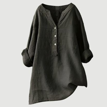 Isabelle | Luchtige linnen blouse
