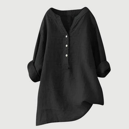 Isabelle | Luchtige linnen blouse