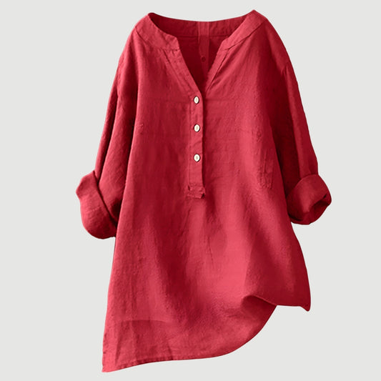 Isabelle | Luchtige linnen blouse