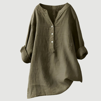 Isabelle | Luchtige linnen blouse