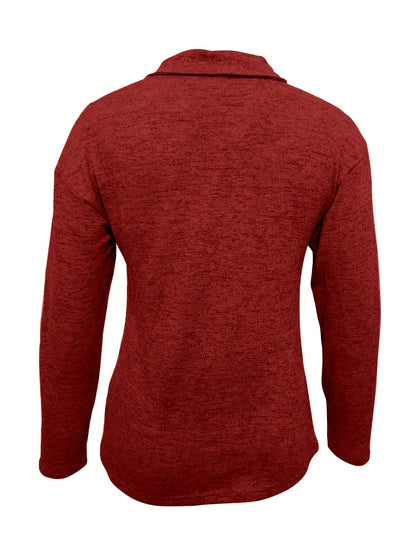 Sofie | Comfortabele halfzip trui met kraag