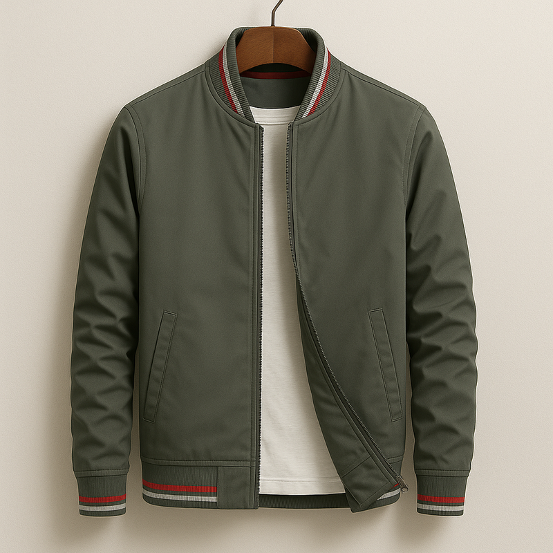 Milan | Casual chic bomber met strependetail