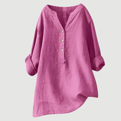Isabelle | Luchtige linnen blouse